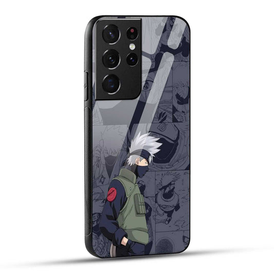 Samsung Galaxy S21 Ultra 5G Back Cover Kakashii Printed Glass Case