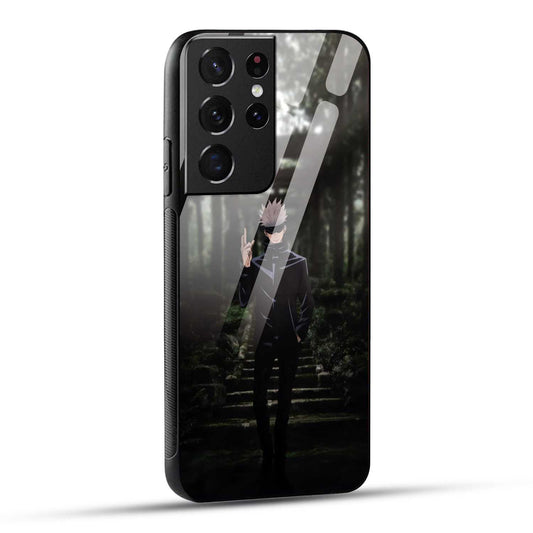 Samsung Galaxy S21 Ultra 5G Back Cover Gojo Printed Glass Case