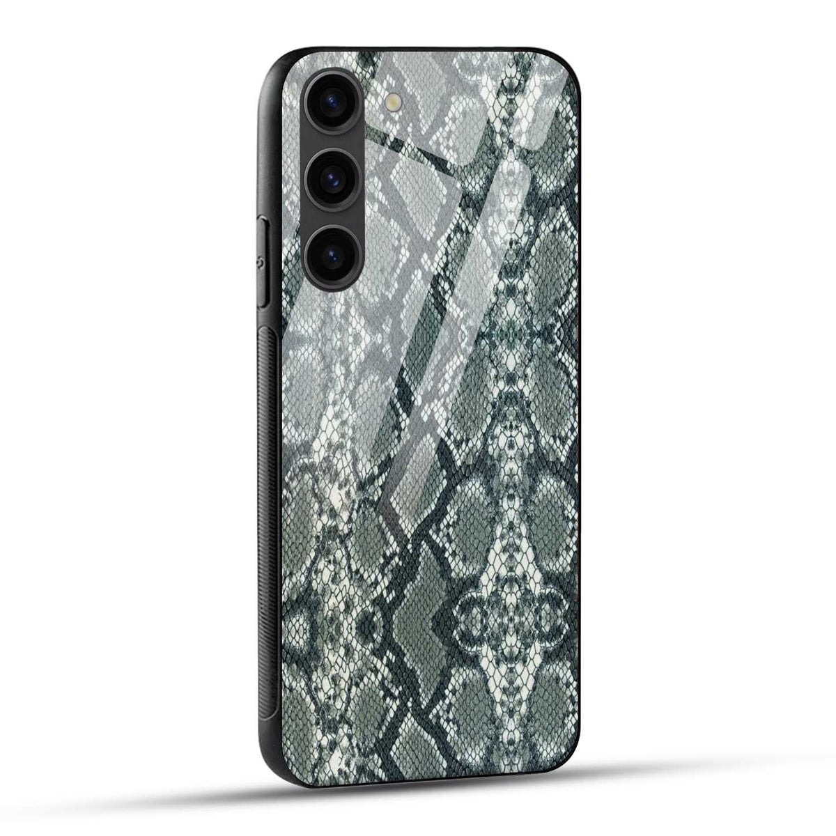 Samsung Galaxy S23 5G Back Cover Cobra Snake Pattern Printed Glass Case