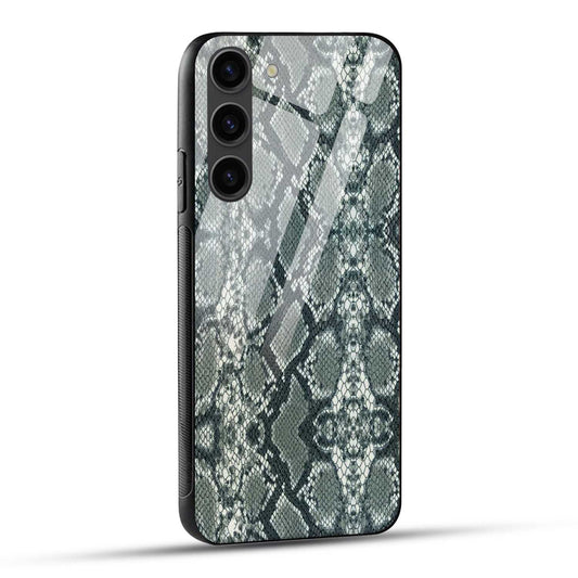 Samsung Galaxy S23 5G Back Cover Cobra Snake Pattern Printed Glass Case