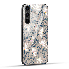 Samsung Galaxy S23 5G Back Cover Seamless Floral Abstract Printed Glass Case