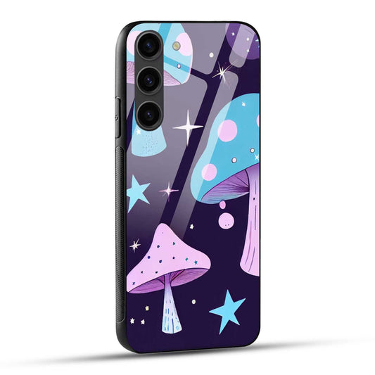 Samsung Galaxy S23 5G Back Cover Magic Mashrooms Printed Glass Case