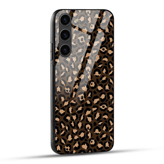 Samsung Galaxy S23 5G Back Cover Dark Green Texter  Printed Glass Case