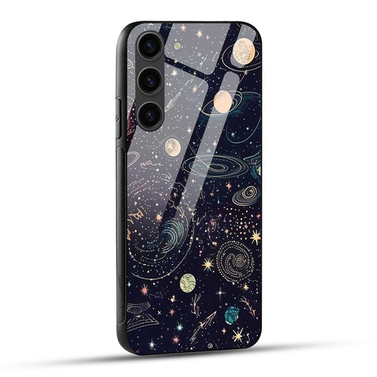 Samsung Galaxy S23 5G Back Cover Beauty Of Multiverse Art Printed Glass Case