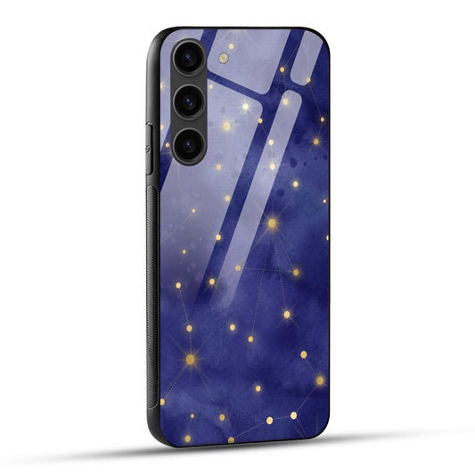 Samsung Galaxy S23 5G Back Cover Everthing Is Connected Printed Glass Case