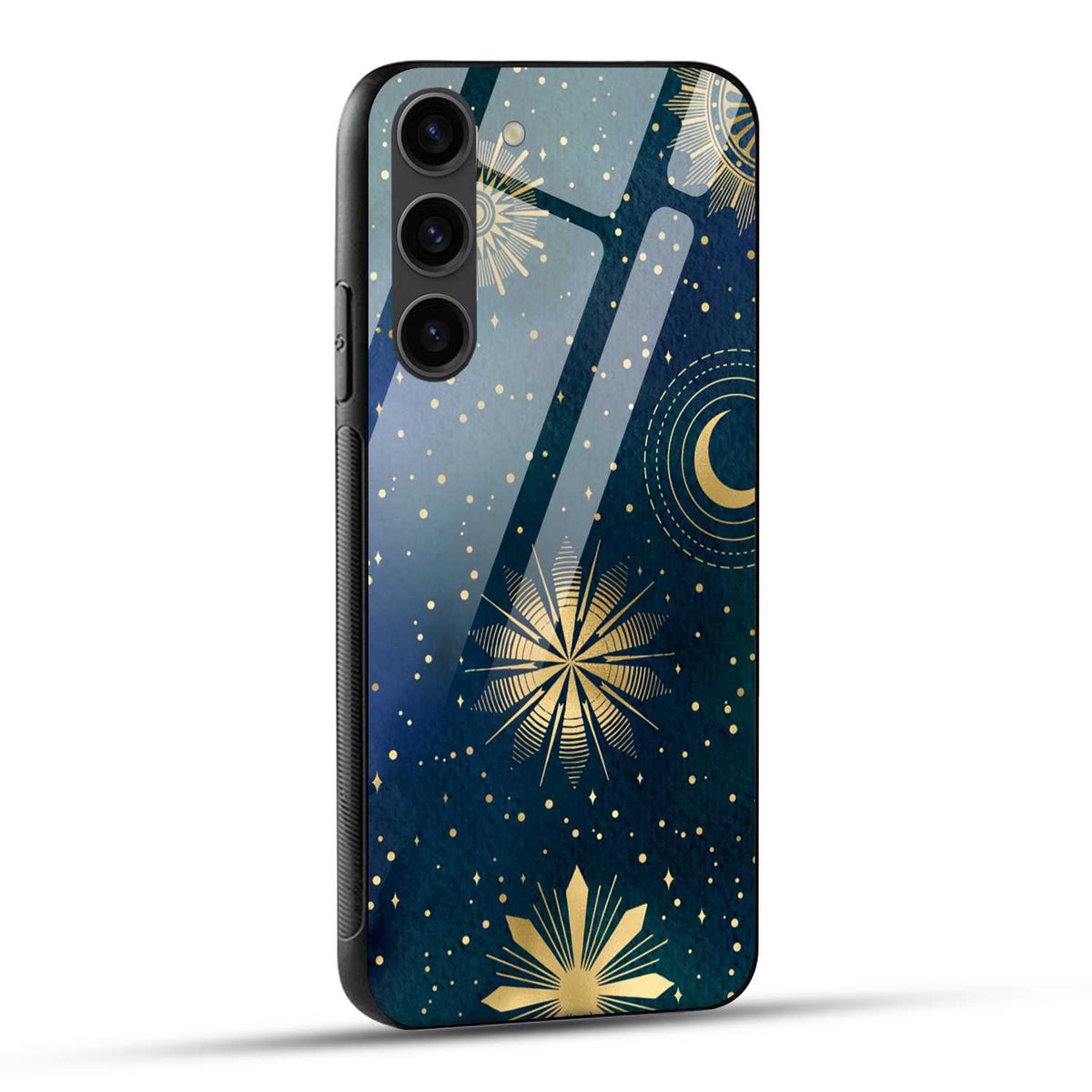 Samsung Galaxy S23 5G Back Cover Art Of Moon Printed Glass Case