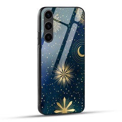 Samsung Galaxy S23 5G Back Cover Art Of Moon Printed Glass Case