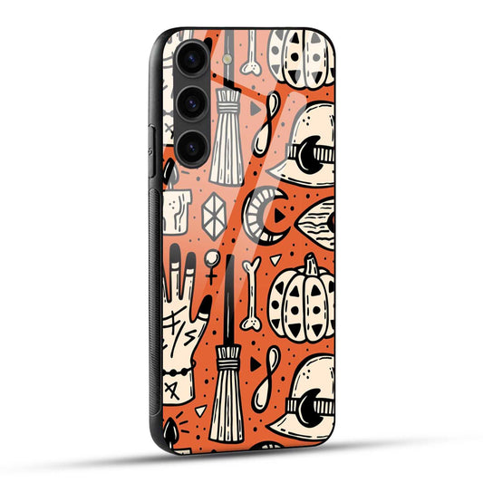 Samsung Galaxy S23 Plus 5G Back Cover Aethetic Texture Pattern Printed Glass Case