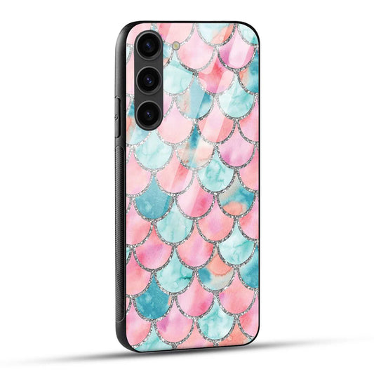 Samsung Galaxy S23 Plus 5G Back Cover Mirror Pattern Printed Glass Case