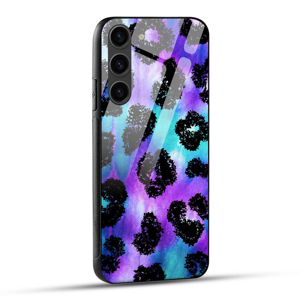 Samsung Galaxy S23 5G Back Cover Blue Colour Pattern Printed Glass Case
