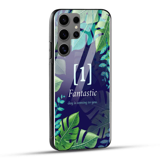 Samsung Galaxy S24 Ultra 5G Back Cover Tropical Themed Printed Glass Case