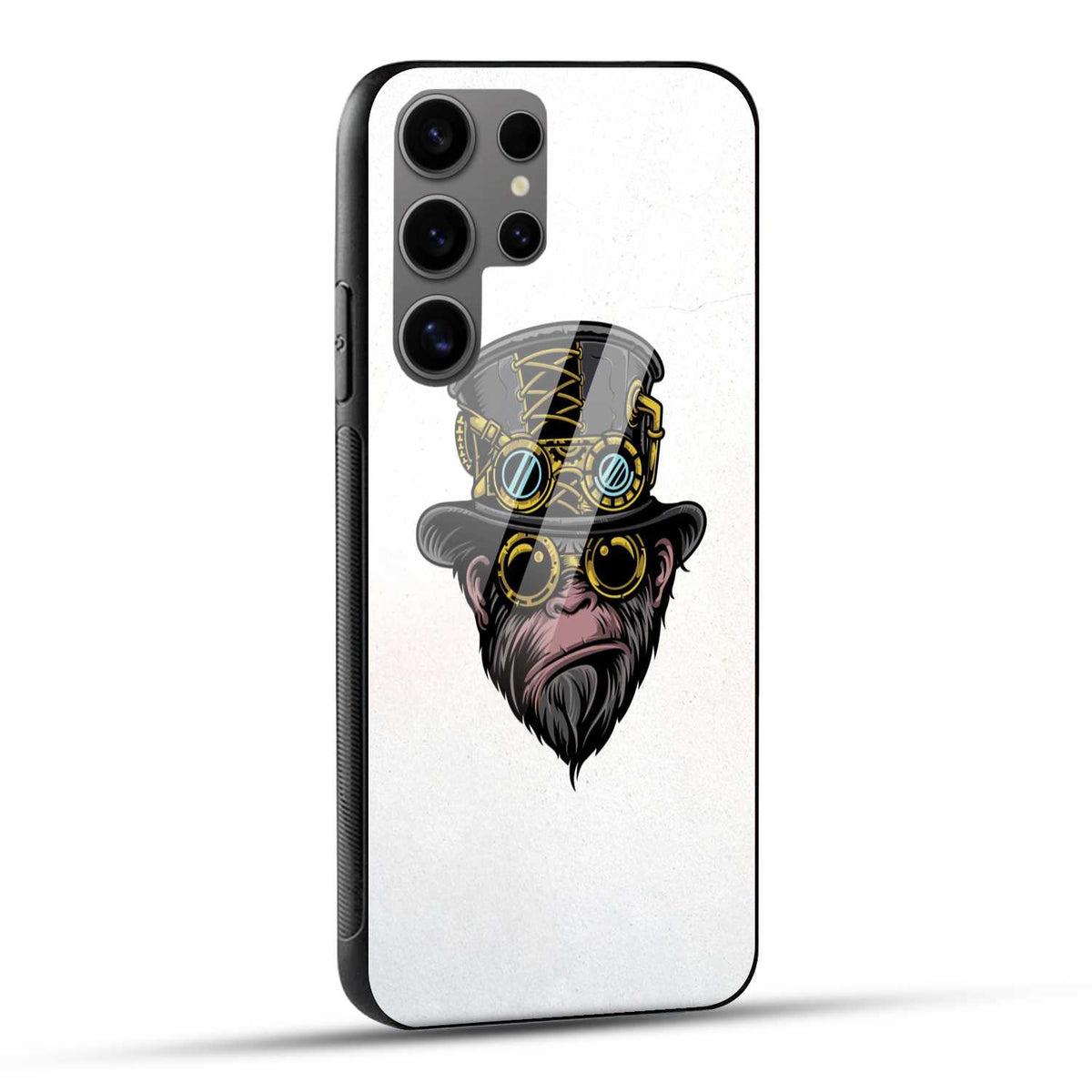 Samsung Galaxy S24 Ultra 5G Back Cover Monkey Printed Glass Case