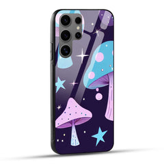 Samsung Galaxy S24 Ultra 5G Back Cover Magic Mashrooms Printed Glass Case