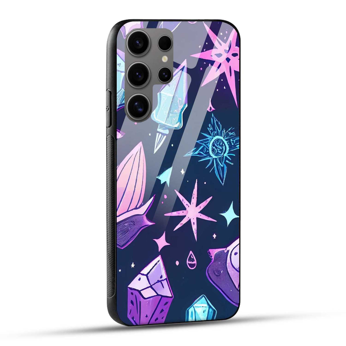 Samsung Galaxy S24 Ultra 5G Back Cover Stones Of Ancestors Printed Glass Case