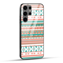 Samsung Galaxy S24 Ultra 5G Back Cover Seamless Tribal Design Printed Glass Case