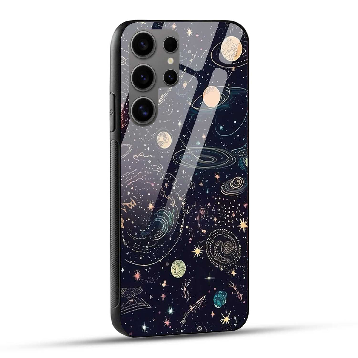 Samsung Galaxy S24 Ultra 5G Back Cover Beauty Of Multiverse Art Printed Glass Case