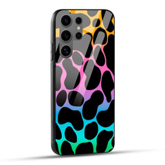Samsung Galaxy S24 Ultra 5G Back Cover Giraffe In Black Pattern Printed Glass Case