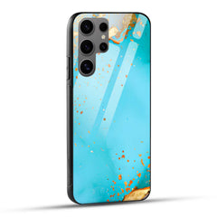 Samsung Galaxy S24 Ultra 5G Back Cover Shining Marble Printed Glass Case