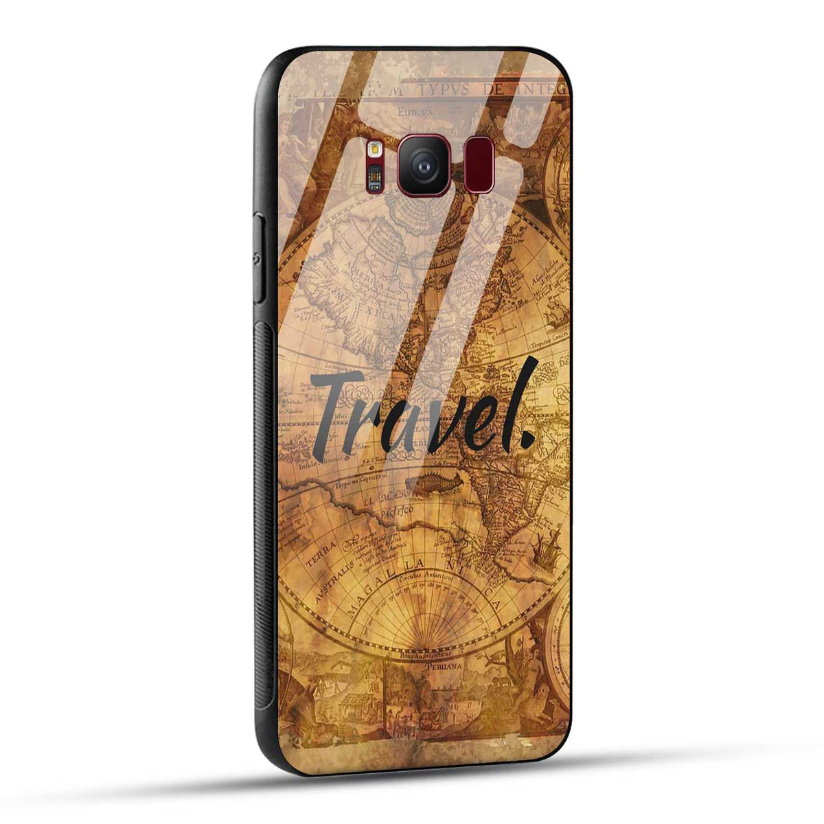 Samsung Galaxy S8 Back Cover Travel Printed Glass Case
