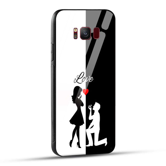 Samsung Galaxy S8 Back Cover Love Proposal Printed Glass Case