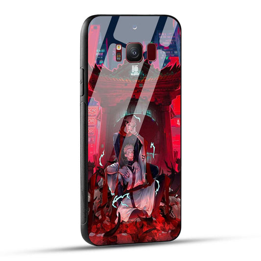 Samsung Galaxy S8 Back Cover Sukuna Printed Glass Case