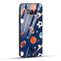 Samsung Galaxy S8 Back Cover Every Sports Matter Printed Glass Case