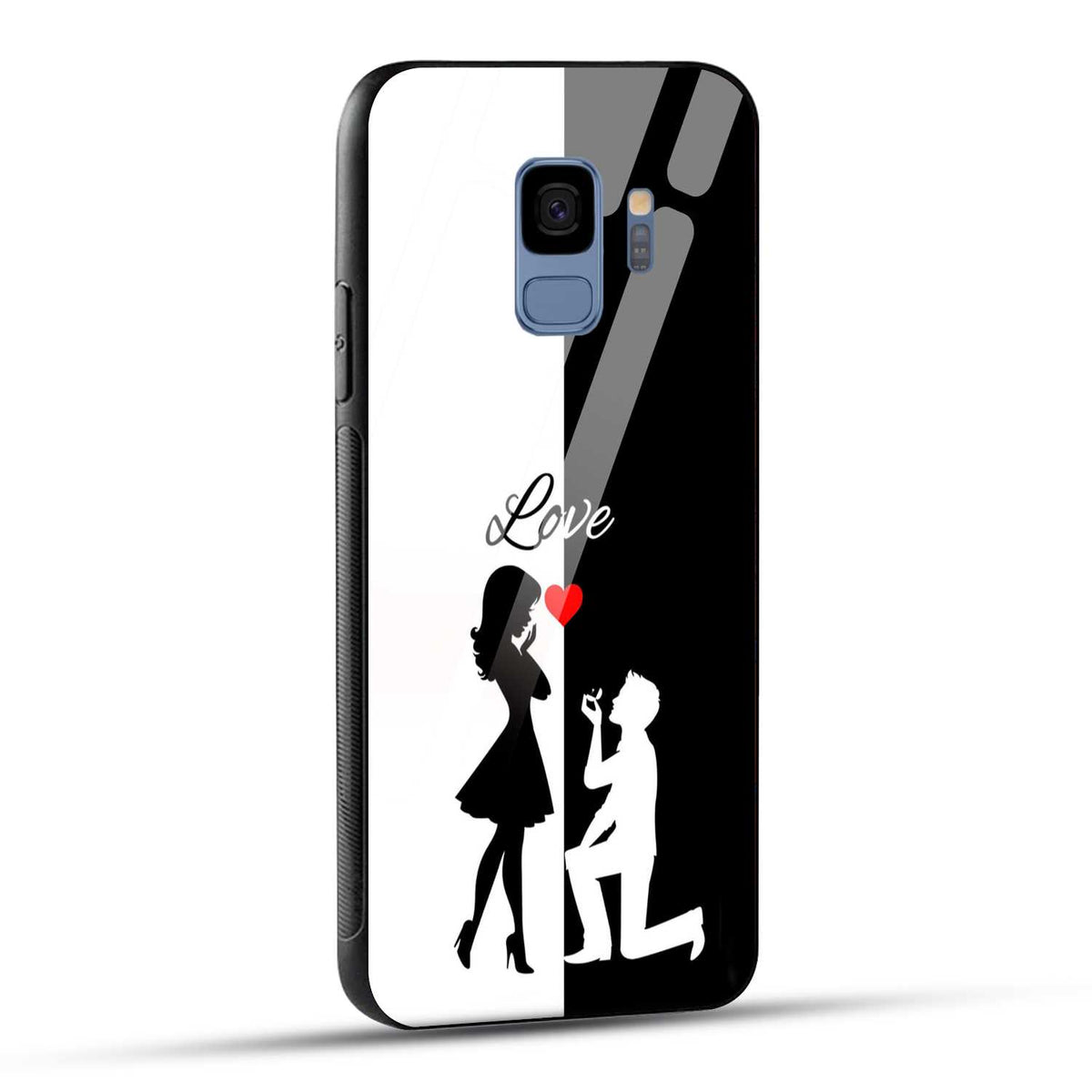 Samsung Galaxy S9 Back Cover Love Proposal Printed Glass Case