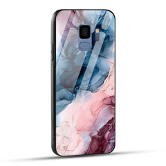 Samsung Galaxy S9 Back Cover Marble Color Printed Glass Case