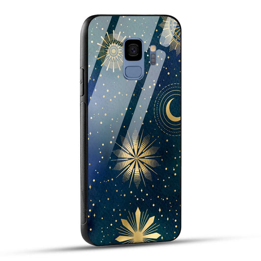 Samsung Galaxy S9 Back Cover Art Of Moon Printed Glass Case