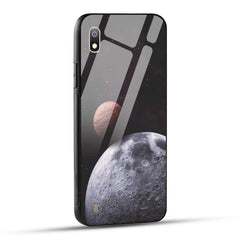 Samsung Galaxy A10 Back Cover Galaxy Space Printed Glass Case