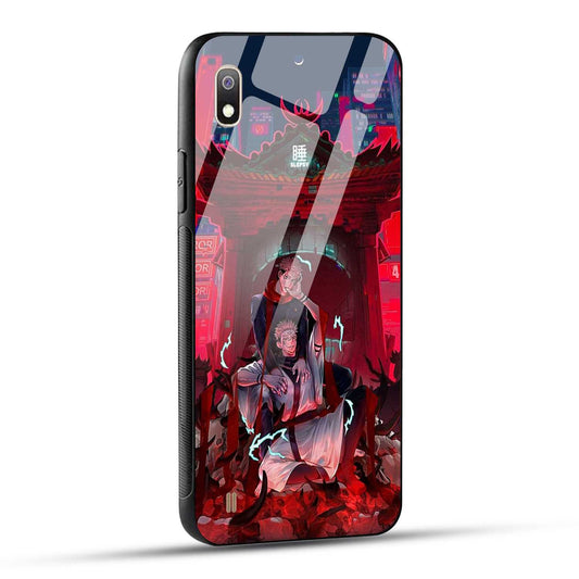 Samsung Galaxy A10 Back Cover Sukuna Printed Glass Case