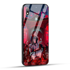Samsung Galaxy A10 Back Cover Sukuna Printed Glass Case