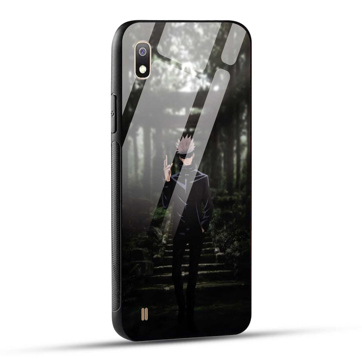 Samsung Galaxy A10 Back Cover Gojo Printed Glass Case