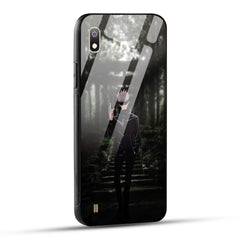 Samsung Galaxy A10 Back Cover Gojo Printed Glass Case