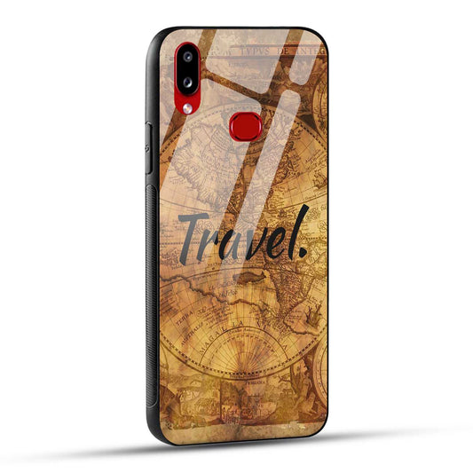 Samsung Galaxy A10s / Samsung Galaxy M01s Back Cover Travel Printed Glass Case
