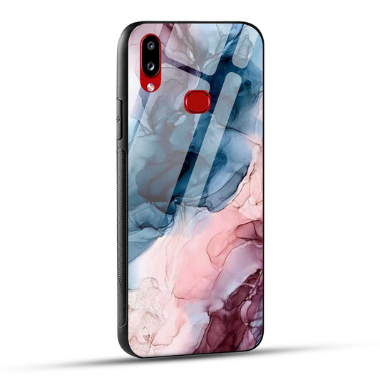 Samsung Galaxy A10s / Samsung Galaxy M01s Back Cover Marble Color Printed Glass Case