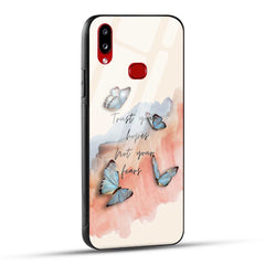 Samsung Galaxy A10s / Samsung Galaxy M01s Back Cover Trust Your Hopes Printed Glass Case