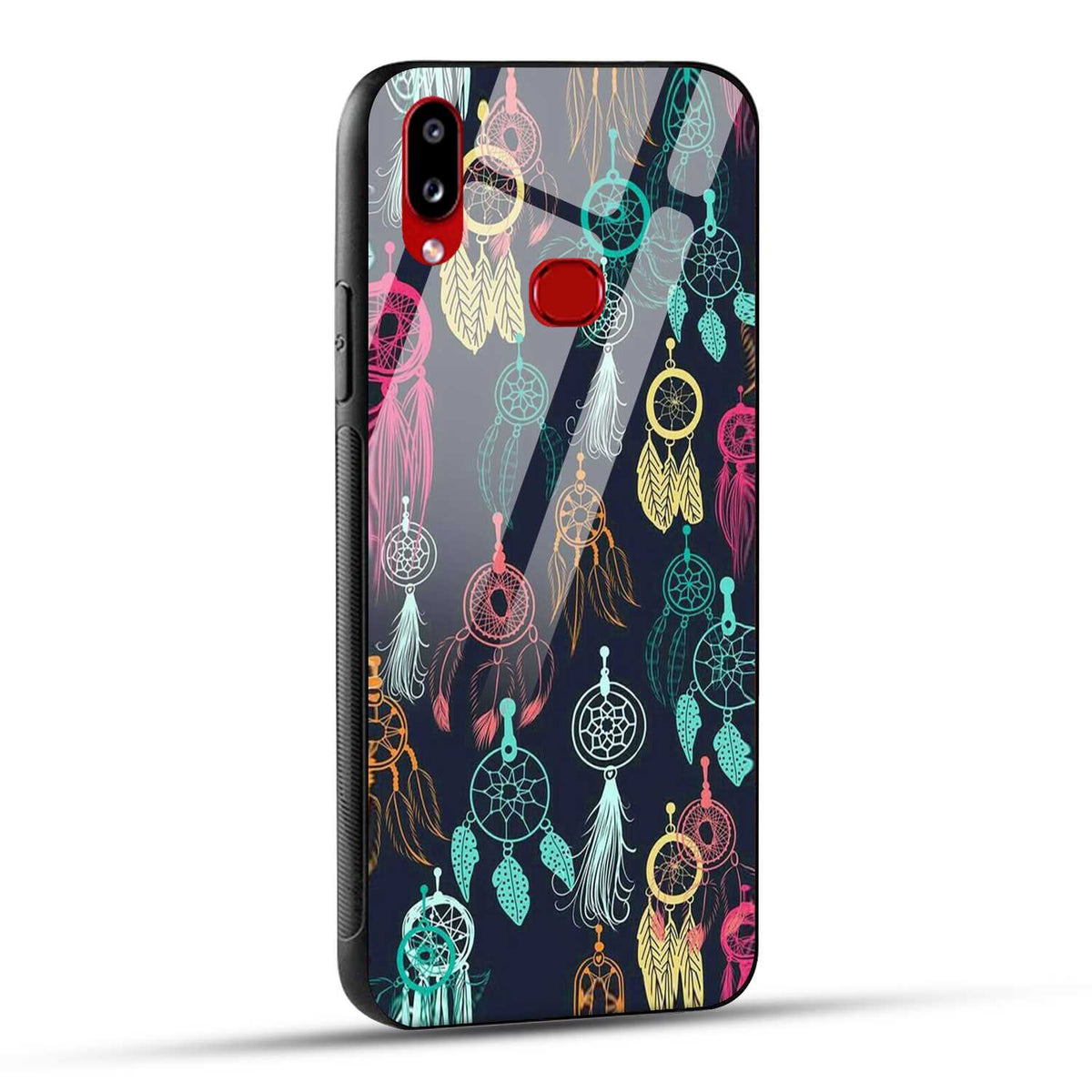 Samsung Galaxy A10s / Samsung Galaxy M01s Back Cover Dreamcatcher Printed Glass Case