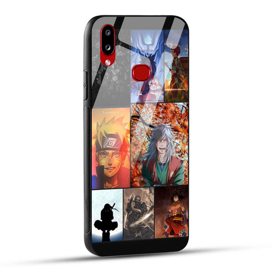 Samsung Galaxy A10s / Samsung Galaxy M01s Back Cover Kakashii Narutto Printed Glass Case