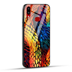 Samsung Galaxy A10s / Samsung Galaxy M01s Back Cover Colorburst Jungle Rainbow Animal Spots Printed Glass Case
