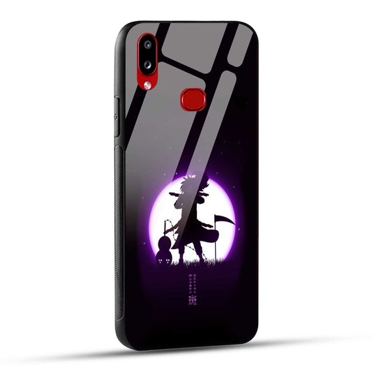 Samsung Galaxy A10s / Samsung Galaxy M01s Back Cover Madara Uchiha Printed Glass Case