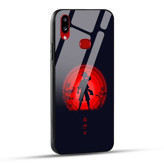 Samsung Galaxy A10s / Samsung Galaxy M01s Back Cover Luffy Printed Glass Case