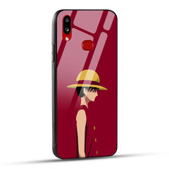 Samsung Galaxy A10s / Samsung Galaxy M01s Back Cover Luffy Printed Glass Case