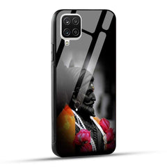Samsung Galaxy A12 / M12 / F12 Back Cover Chatrapati Shivaji Maharaj Raje Printed Glass Case