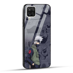 Samsung Galaxy A12 / M12 / F12 Back Cover Kakashii Printed Glass Case