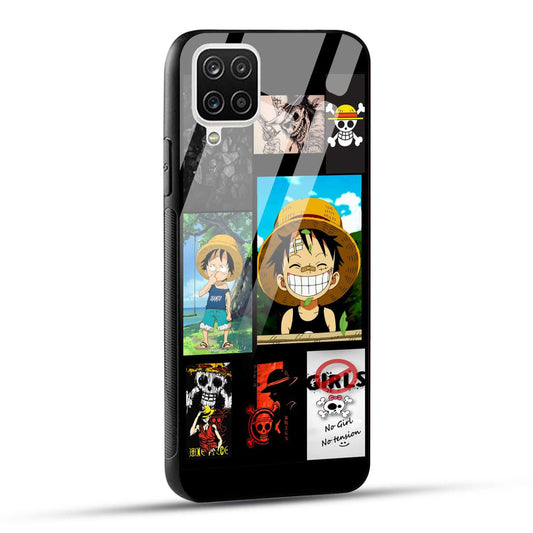 Samsung Galaxy A12 / M12 / F12 Back Cover No Girls No Tension Printed Glass Case