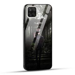 Samsung Galaxy A12 / M12 / F12 Back Cover Gojo Printed Glass Case
