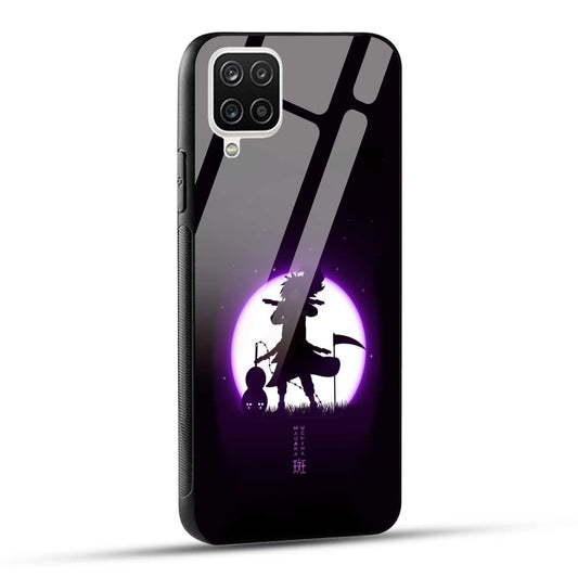 Samsung Galaxy A12 / M12 / F12 Back Cover Madara Uchiha Printed Glass Case