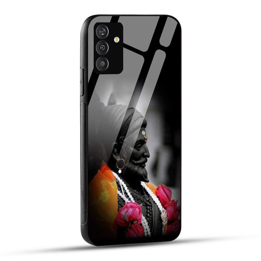 Samsung Galaxy A34 5G Back Cover Chatrapati Shivaji Maharaj Raje Printed Glass Case
