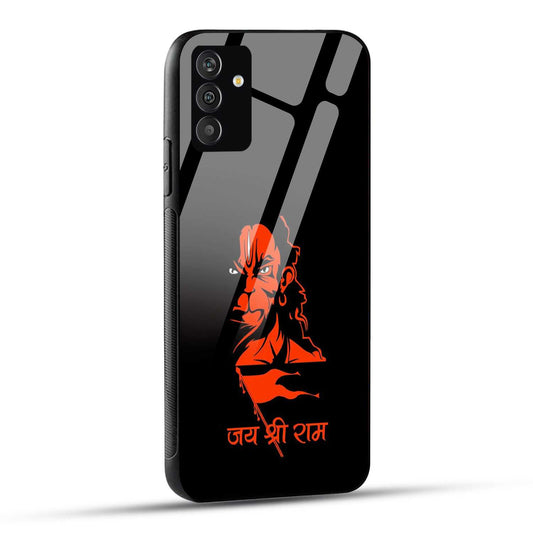 Samsung Galaxy A54 5G Back Cover Jay Shree Ram Bajrangballi Hanuman Printed Glass Case